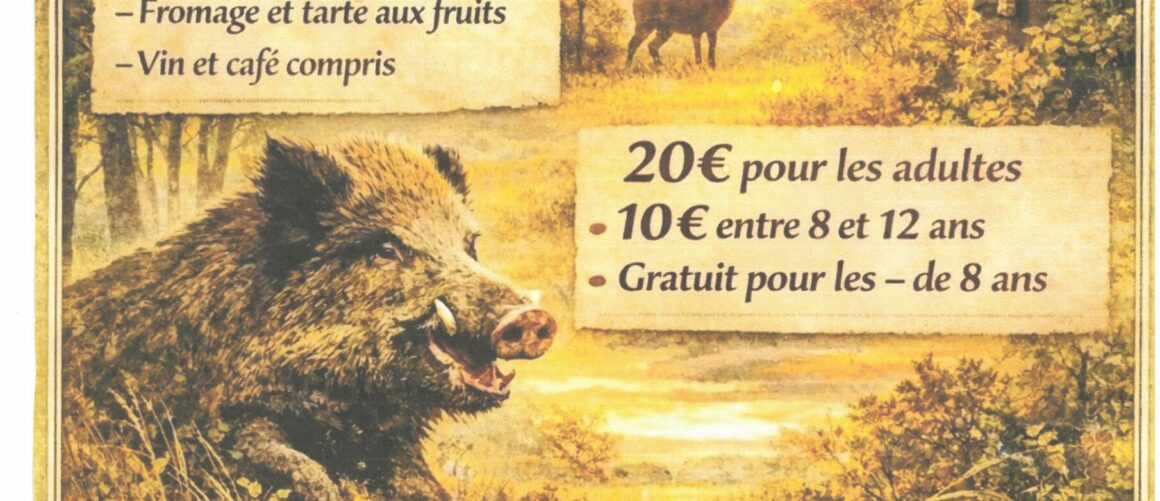 Repas dansant organisé par la Diane de Taillevent