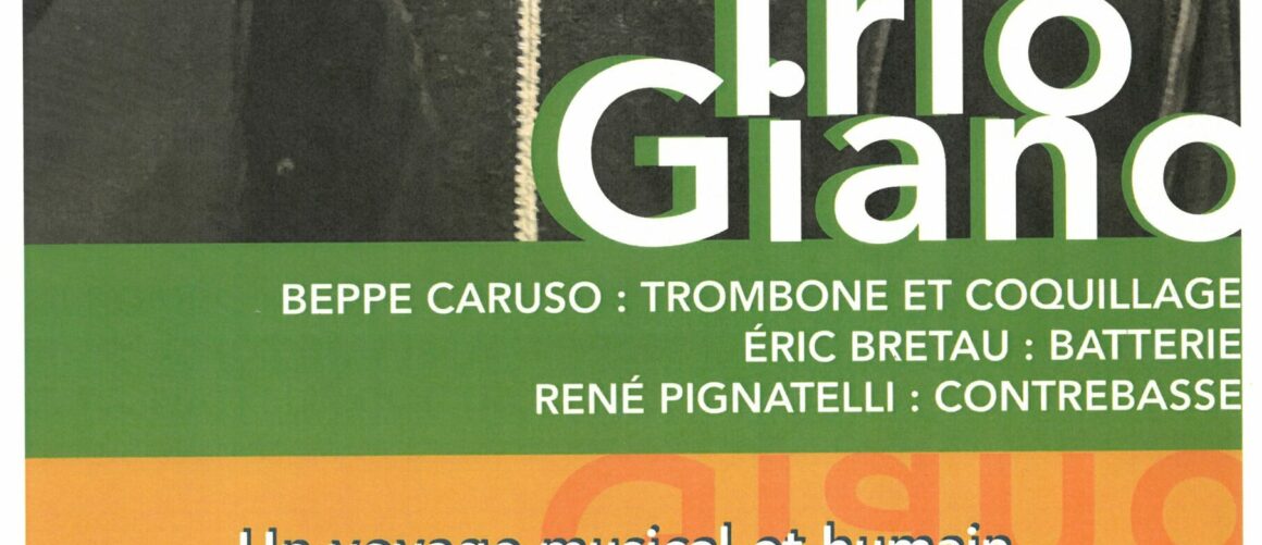 Trio Giano en concert le 12 avril à la salle des fêtes de Lunas.