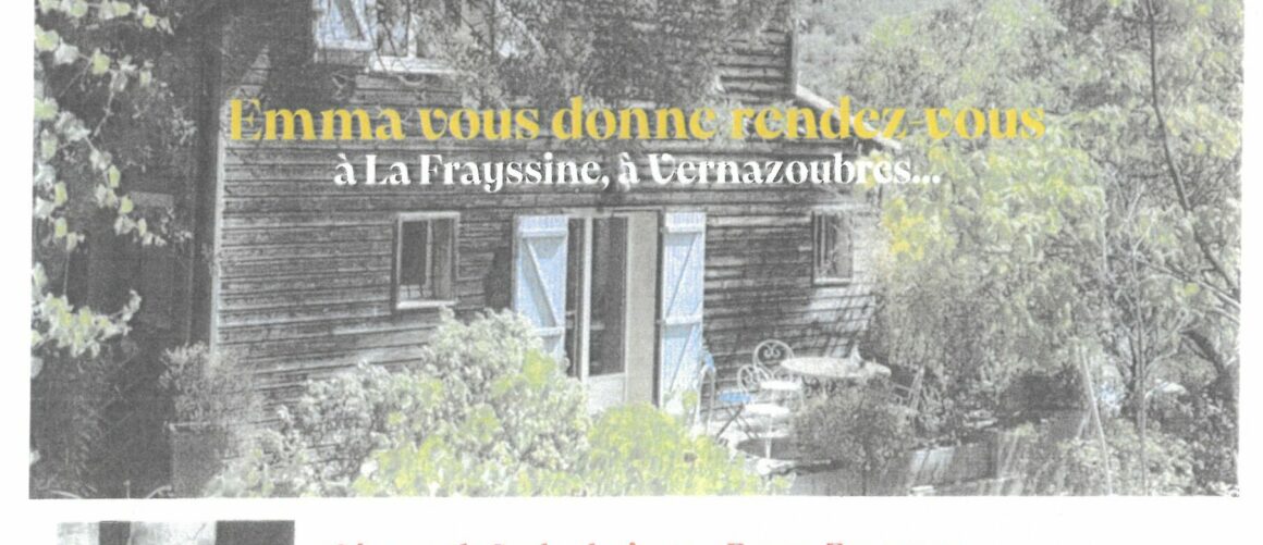 Emma vous donne rendez-vous à Vernazoubres. Sophrologie s&rsquo;aligner se ressourcer se reconnecter à son être profond!