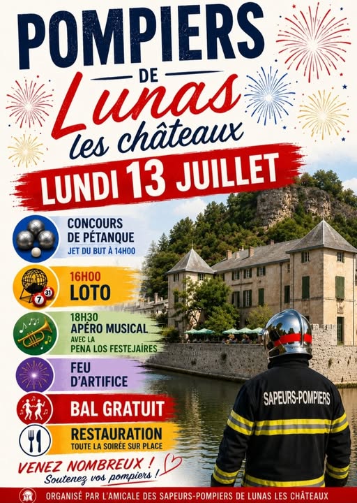 You are currently viewing Evènement pompiers de Lunas