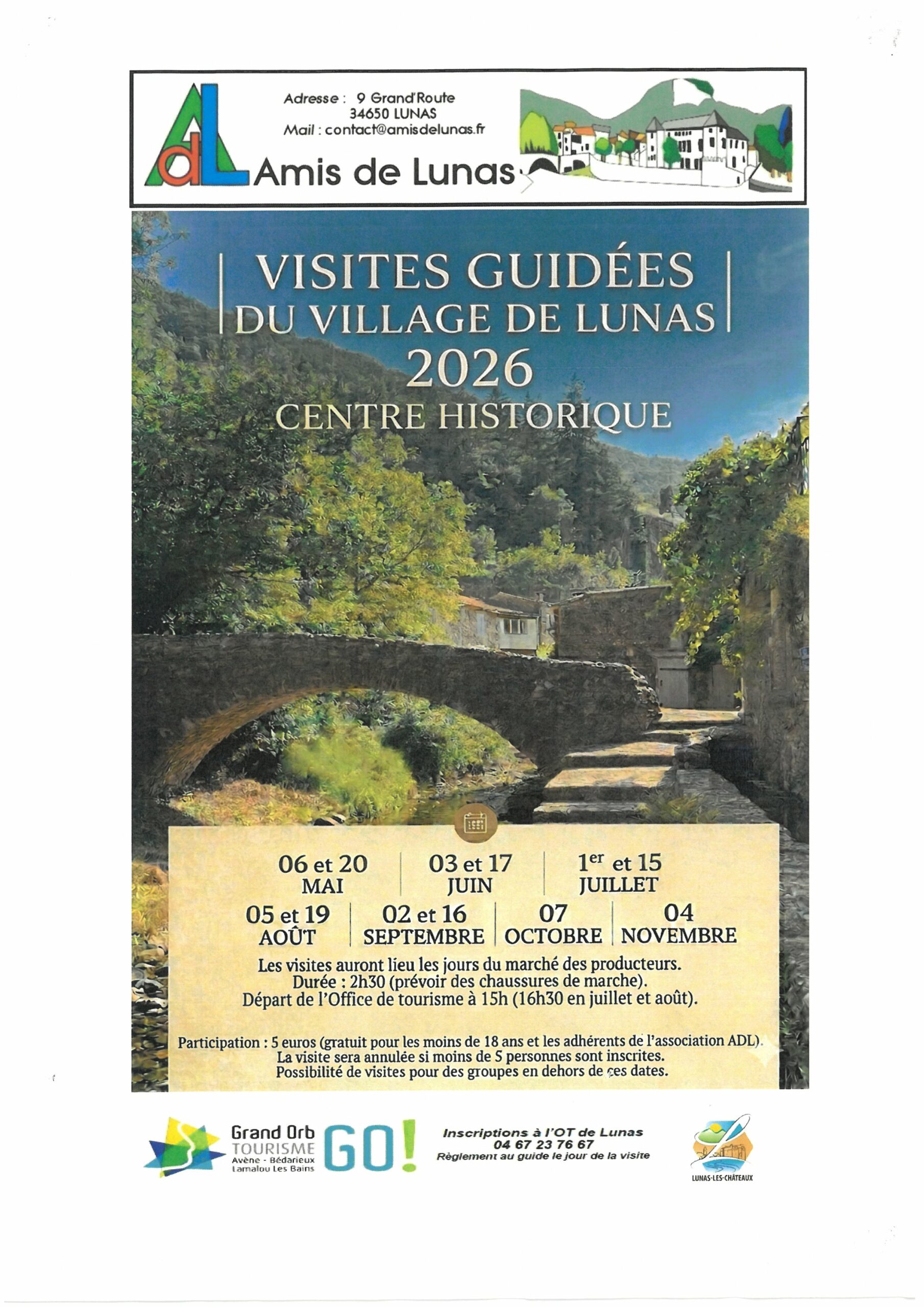 You are currently viewing Visites guidées de Lunas-les-Chateaux